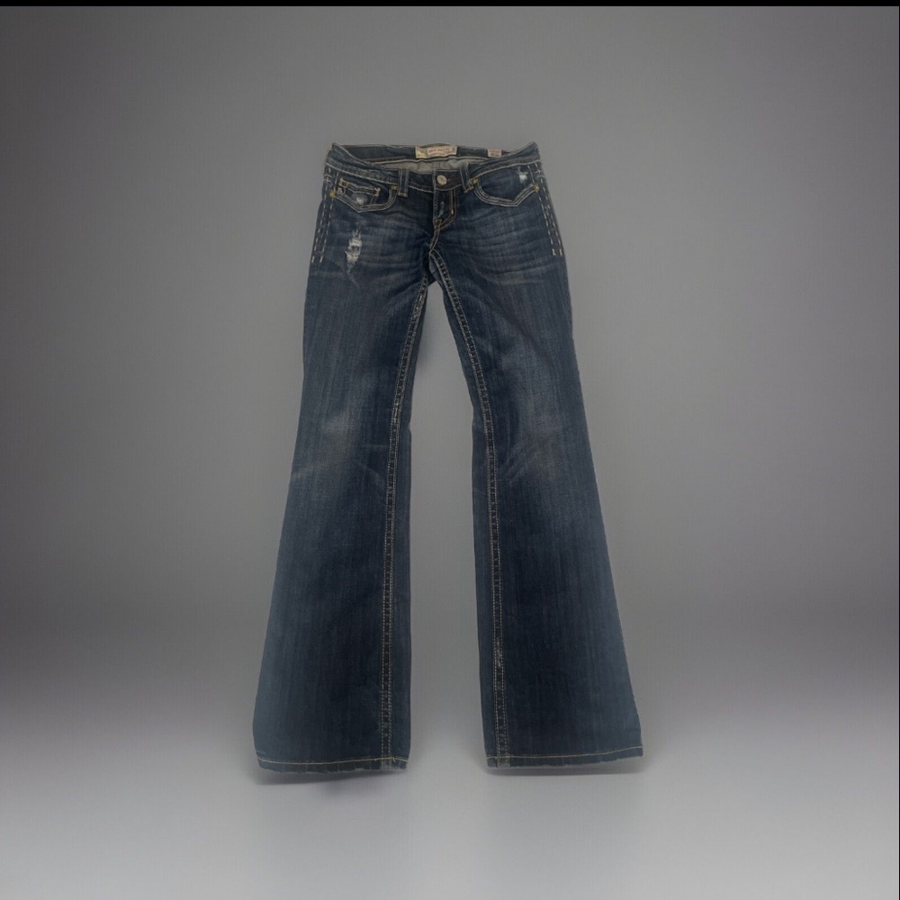 Y2K MEK DENIM 2000S LOWRISE BOOTCUT WOMANS JEANS 28X34 RARE